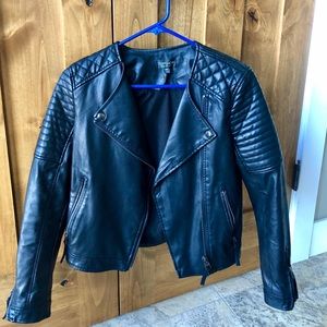 Topshop leather jacket